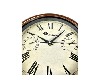 Horloge avec thermomètre et hygromètre - CLOMET 4