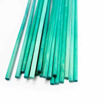 Bâtonnets de bambou vert 30cm (20u) - BAMBOO STICK GREEN 30