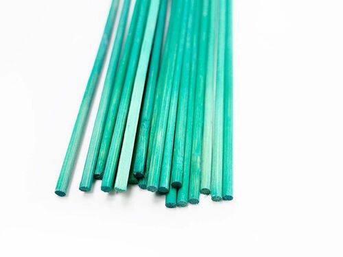 Sticks de bambú verde 50cm (10u) - BAMBOO STICK GREEN 50