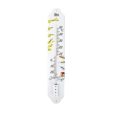 Thermomètre décoratif en métal 50 cm - Seasons XL