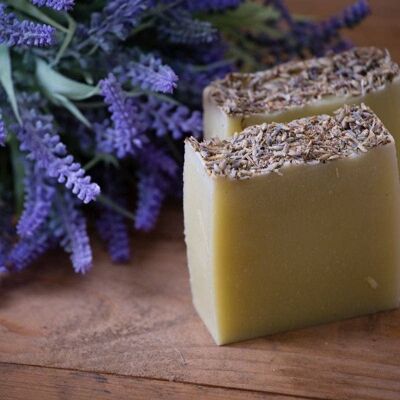 Sapone alla lavanda - certificato 100% naturale puro vegano fatto a mano