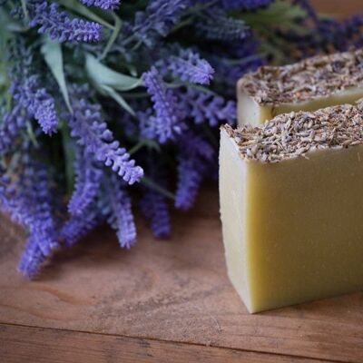 Lavendelseife - Zertifiziert 100 % natürlich, rein vegan, handgefertigt