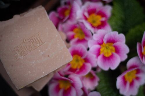 Rose Geranium & Pink Clay Soap - Vegan, Handmade, Natural