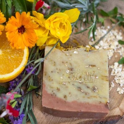 Wildflowers & Oats Soap - Vegane natürliche handgemachte Seife