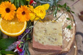 Savon Fleurs Sauvages & Avoine - Savon Artisanal Naturel Vegan 1