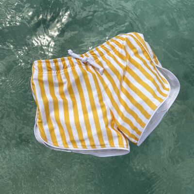 Pantaloncini fiamminghi gialli/bianchi UPF 50+.