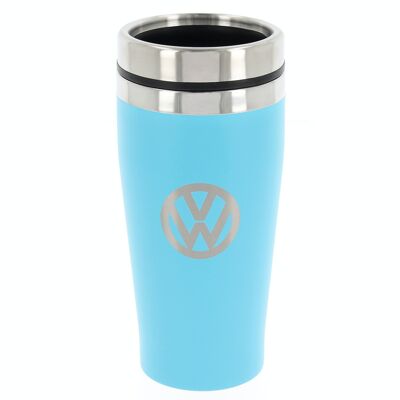 VOLKSWAGEN VW Thermobecher doppelwandig, Edelstahl, 450ml - Türkis