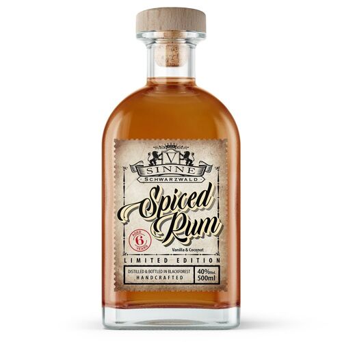 V-SINNE Spiced Rum LIMITED - 500 ml 40% vol.