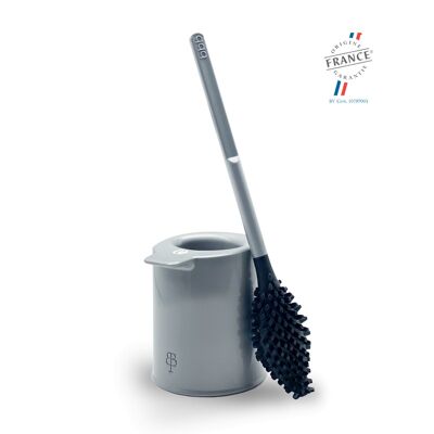 bbb La Brosse Gris Dauphin - Brosse WC Matières bio-sourcées et recyclées