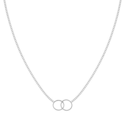 NECKLACE SHARE ROUNDS ADULT SILVER