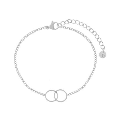 BRACELET PARTAGER RONDS ADULTE ARGENT