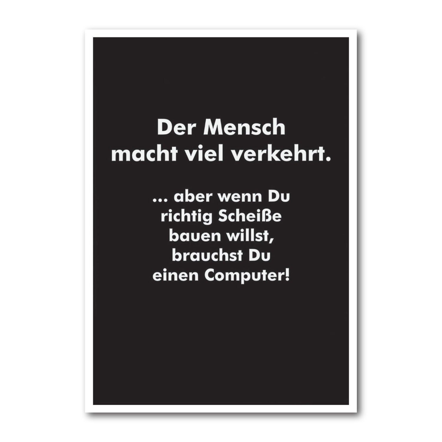 Cartolina verticale b/n DIN A6 MG789