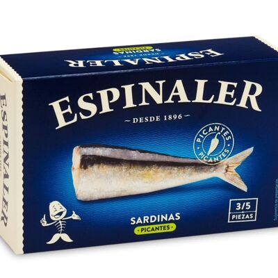 Sardines Spicy Oil ESPINALER RR-125 3/5 pièces