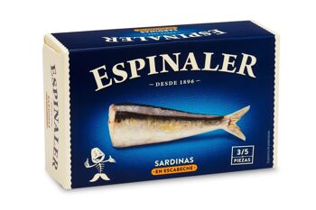 Sardines marinées ESPINALER RR-125 3/5 pièces 1