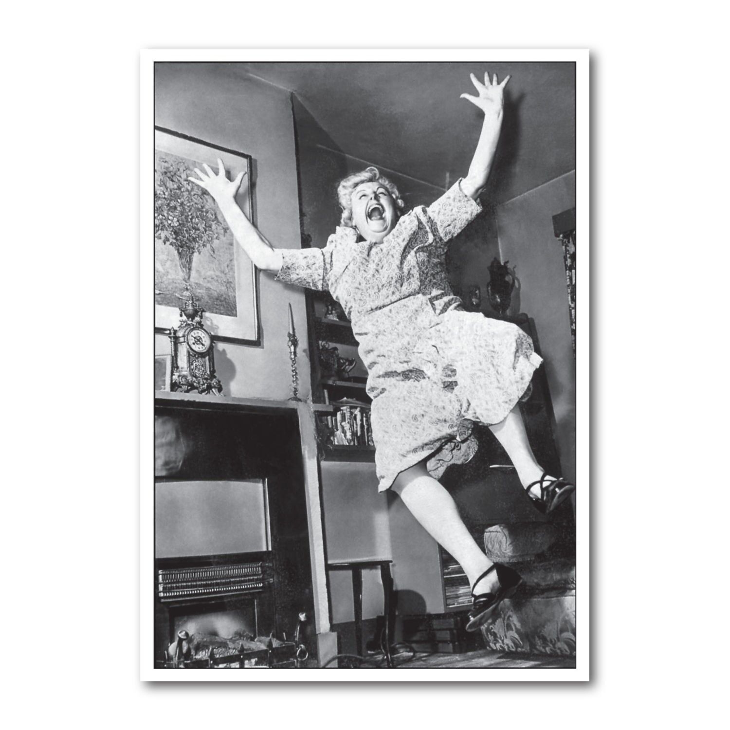 Postal retrato b / n DIN A6 MG894