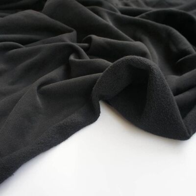 Black Organic Cotton Fleece