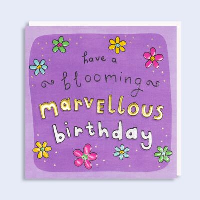 Topsy Turvy Blooming Maravilloso Cumpleaños 73