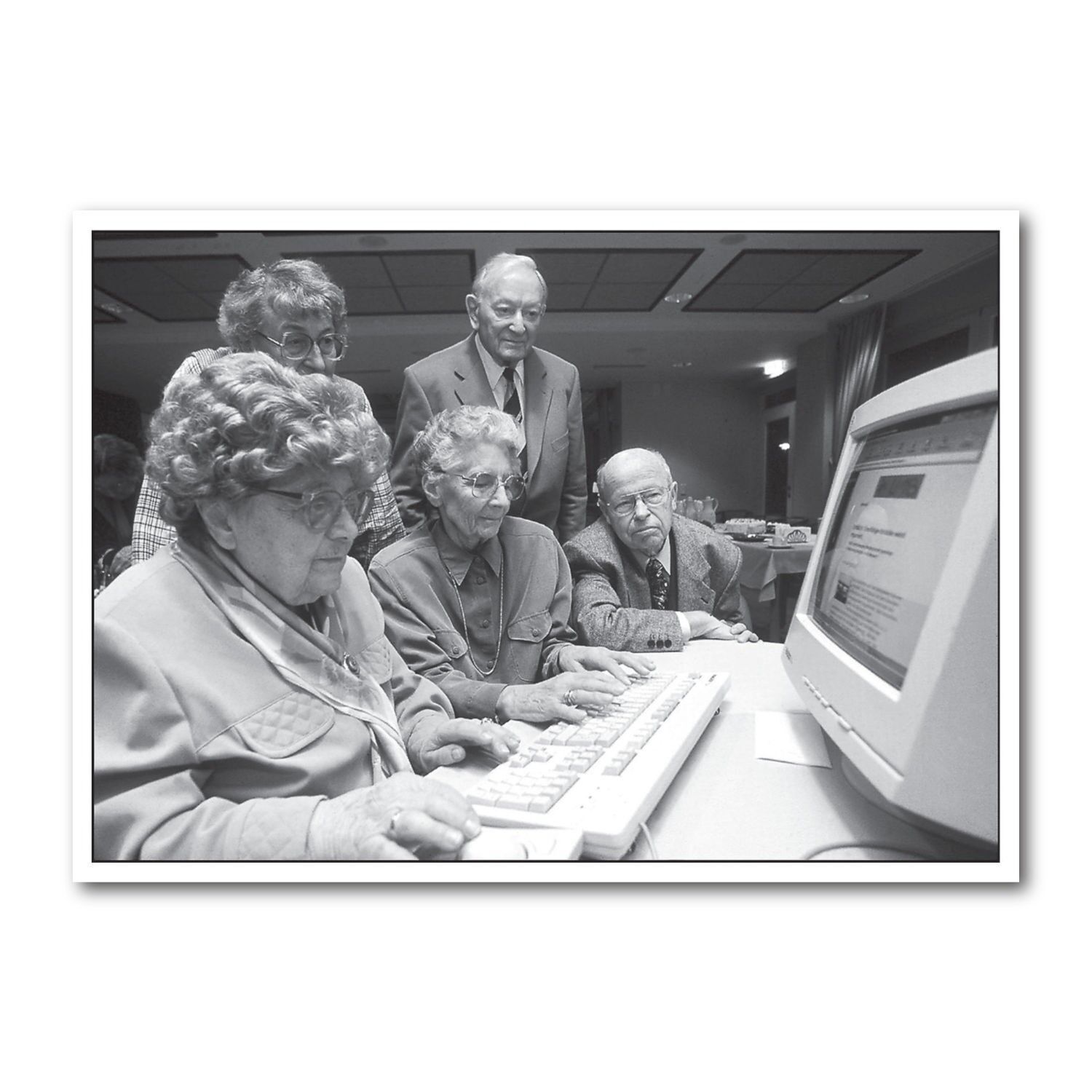 Cartolina formato orizzontale b/n DIN A6 MG937