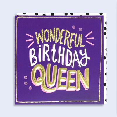 Compleanno vibrante Queen 90