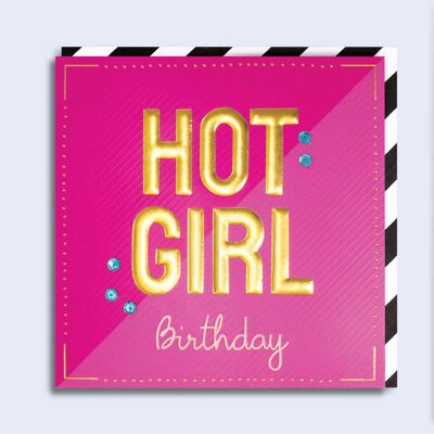 Vibrant Hot Girl Birthday 90