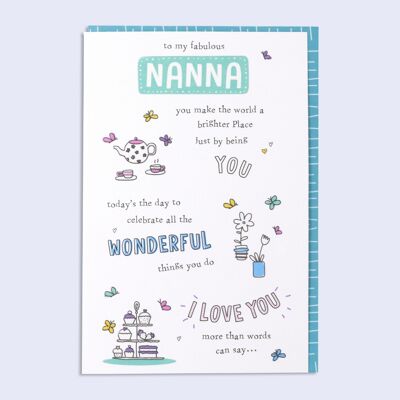 Go With The Flow Nanna Birthday 75