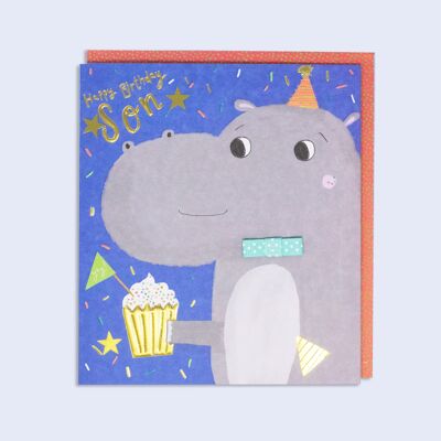 Cuties hijo tarjeta de cumpleaños 125