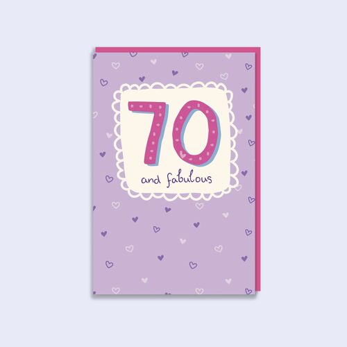 Pop 70th Birthday Card 73