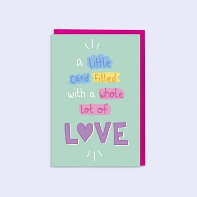 Pop Little card Lots of Love 73