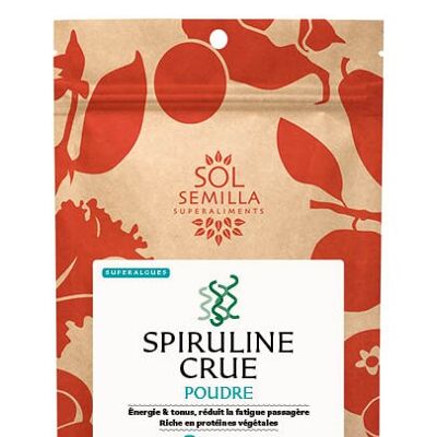 Spiruline BIO crue - Poudre - 50 g