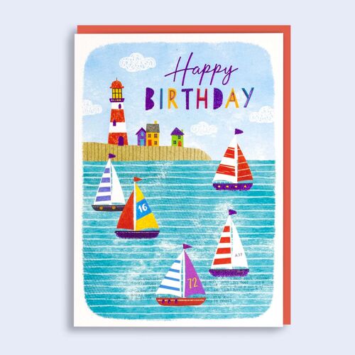 Just to Say Birthday Boats 55