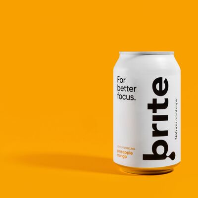 Brite Pineapple Mango. Focus, replace energy drinks & coffee.
