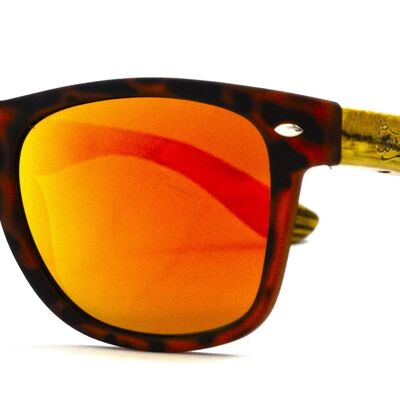 Sunglasses 030 -way - tortoise brown - red