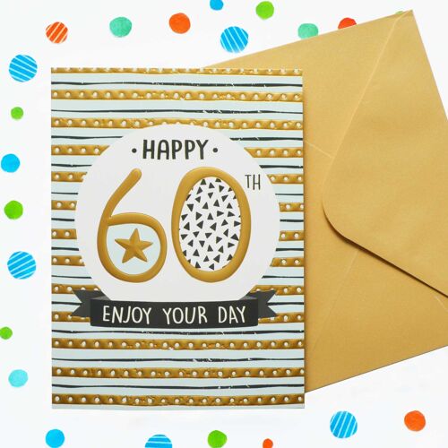 Just to Say <br/>60th Birthday Card 55