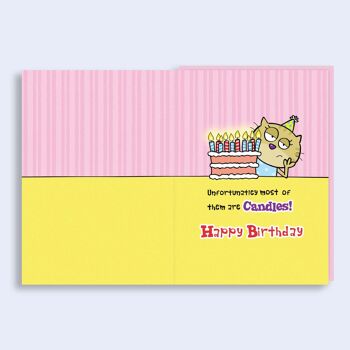 Just to Say Birthday Badge Card Glam girl 90 2