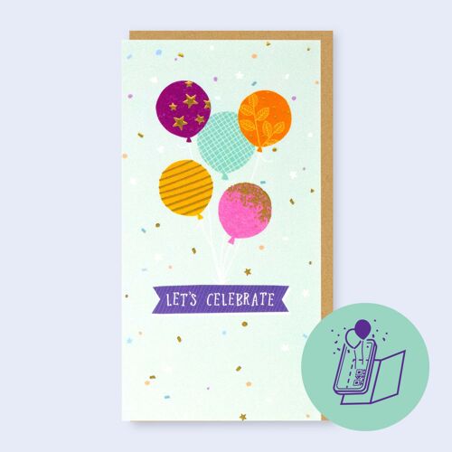 Video Greeting Card Let's Celebrate 125