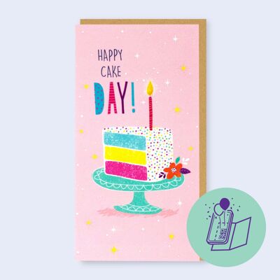 Video cartolina d'auguri Happy Cake Day 125