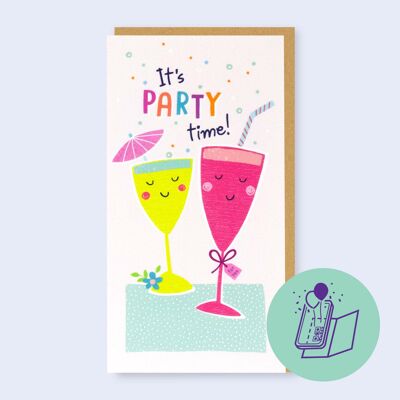 Video Greeting Card It's Party Time 125