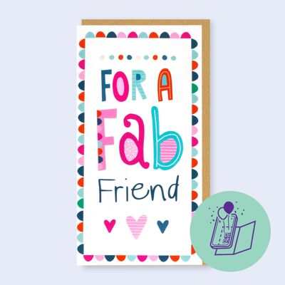 Vídeo Tarjeta de Felicitación Fab Friend 125