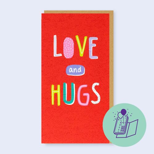 Video Greeting Card Love & Hugs 125