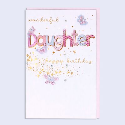 Handcrafted Sparkles Daughter Birthday 150
