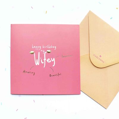 Carte d'anniversaire Little Moments Wife 55