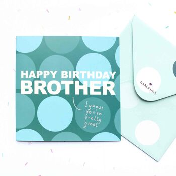 Carte d'anniversaire Little Moments Brother 55 1