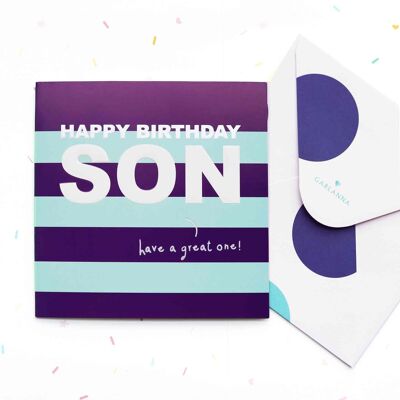 Little Moments Son Birthday Card 55