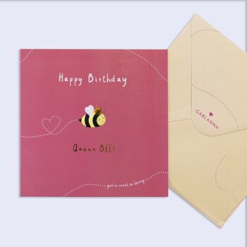 Carte d'anniversaire Little Moments Queen Bee 55 1