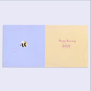 Carte d'anniversaire Little Moments Queen Bee 55 2