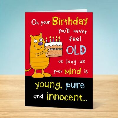 The Write Thoughts Birthday Card Pure Mind 45