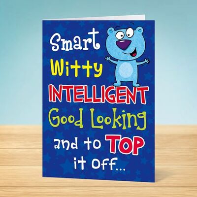 La tarjeta de cumpleaños Write Thoughts Smart and Witty 45