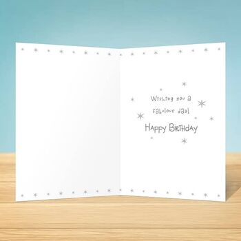 La carte d'anniversaire Write Thoughts Vintage Birthday Girl 45 2