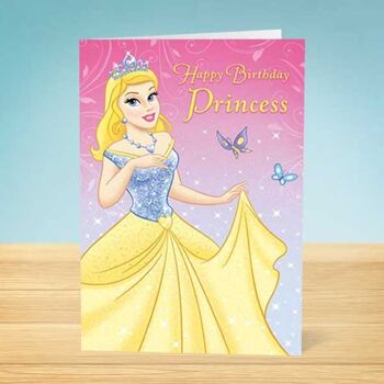 The Write Thoughts Carte d'anniversaire Princesse Anniversaire 45 1