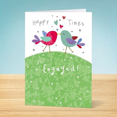 The Write Thoughts Engagement Card Happy Times 45